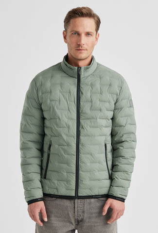 Szałwiowa lekka kurtka