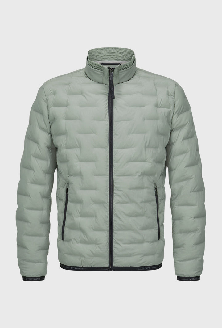 Szałwiowa lekka kurtka