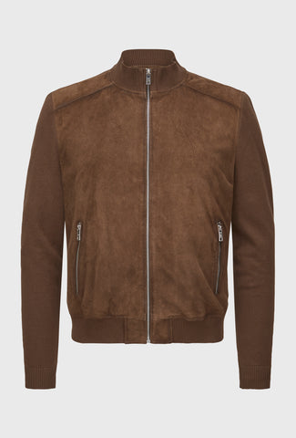 Czekoladowa kurtka hybrydowa