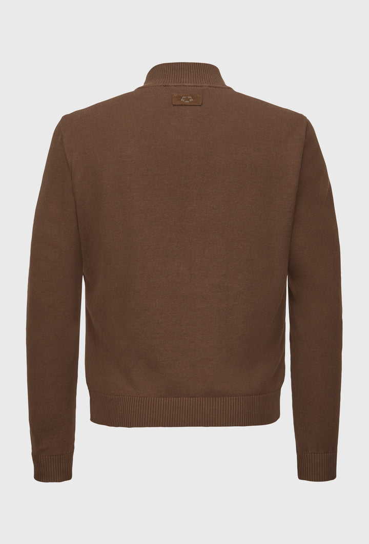 Czekoladowa kurtka hybrydowa