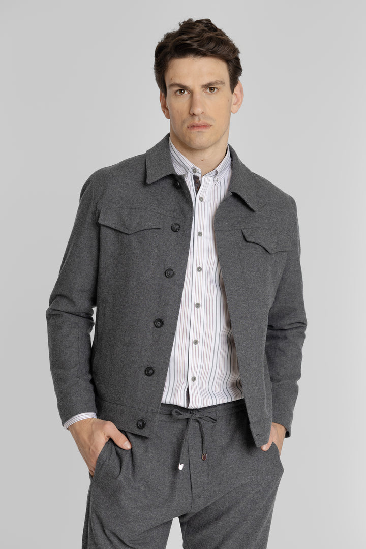 Męska kurtka koszulowa Regular Fit
