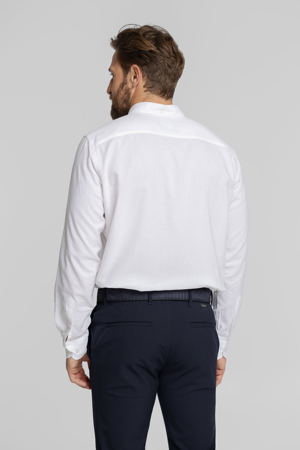 Męska biała koszula Modern Fit