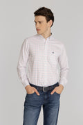 Męska koszula w kratę Regular Fit