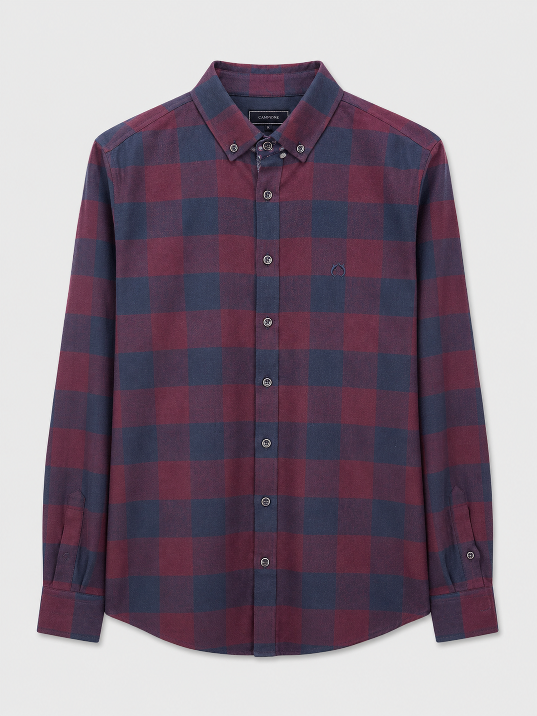 Męska koszula flanelowa w kratę Modern Fit