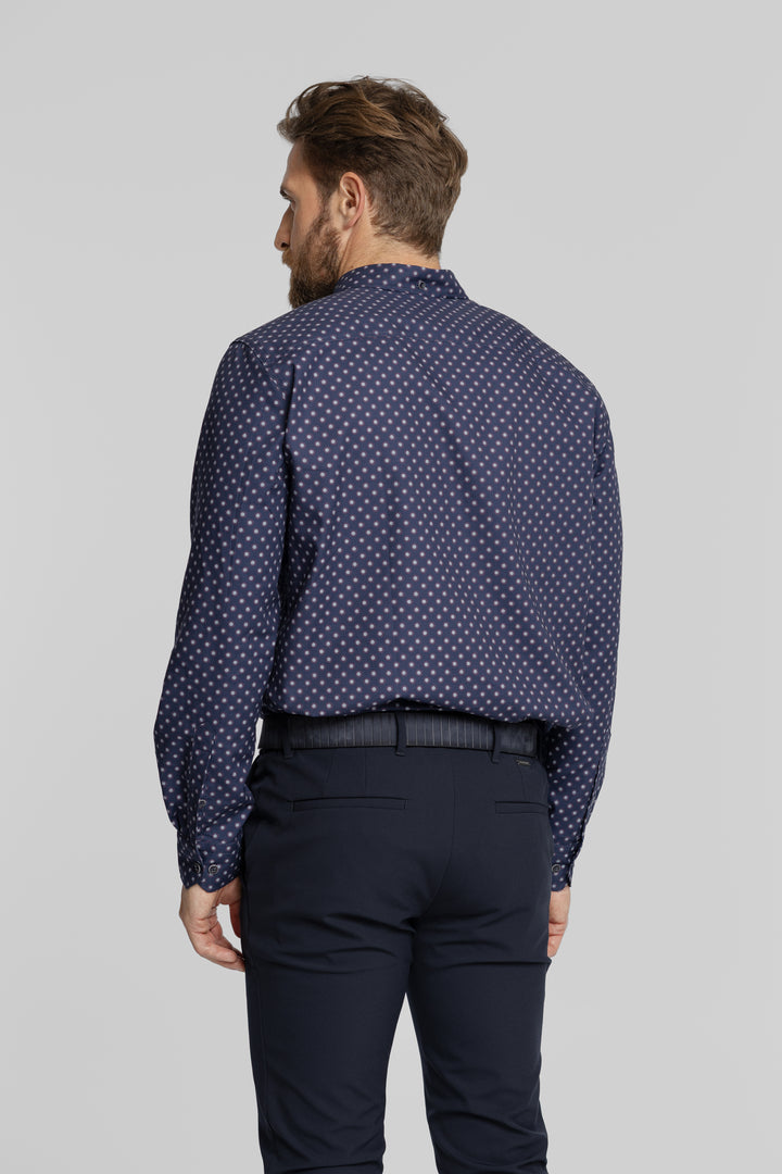 Męska koszula we wzór Regular Fit