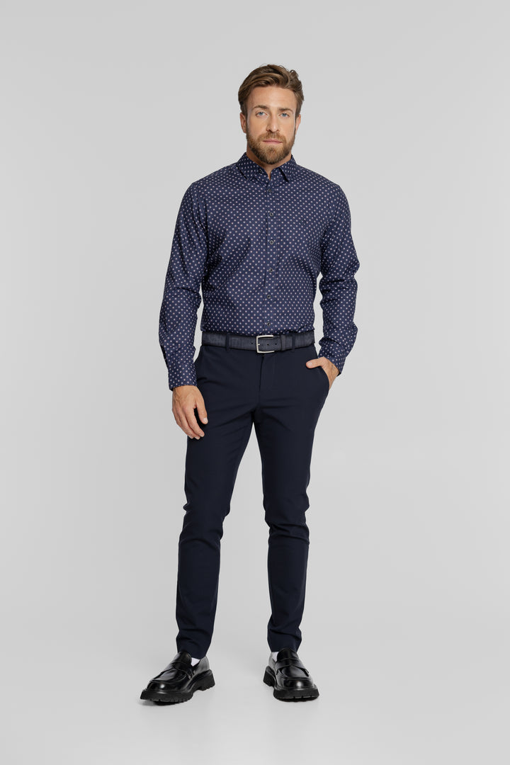 Męska koszula we wzór Regular Fit