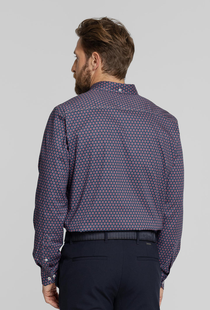 Męska koszula we wzór Regular Fit