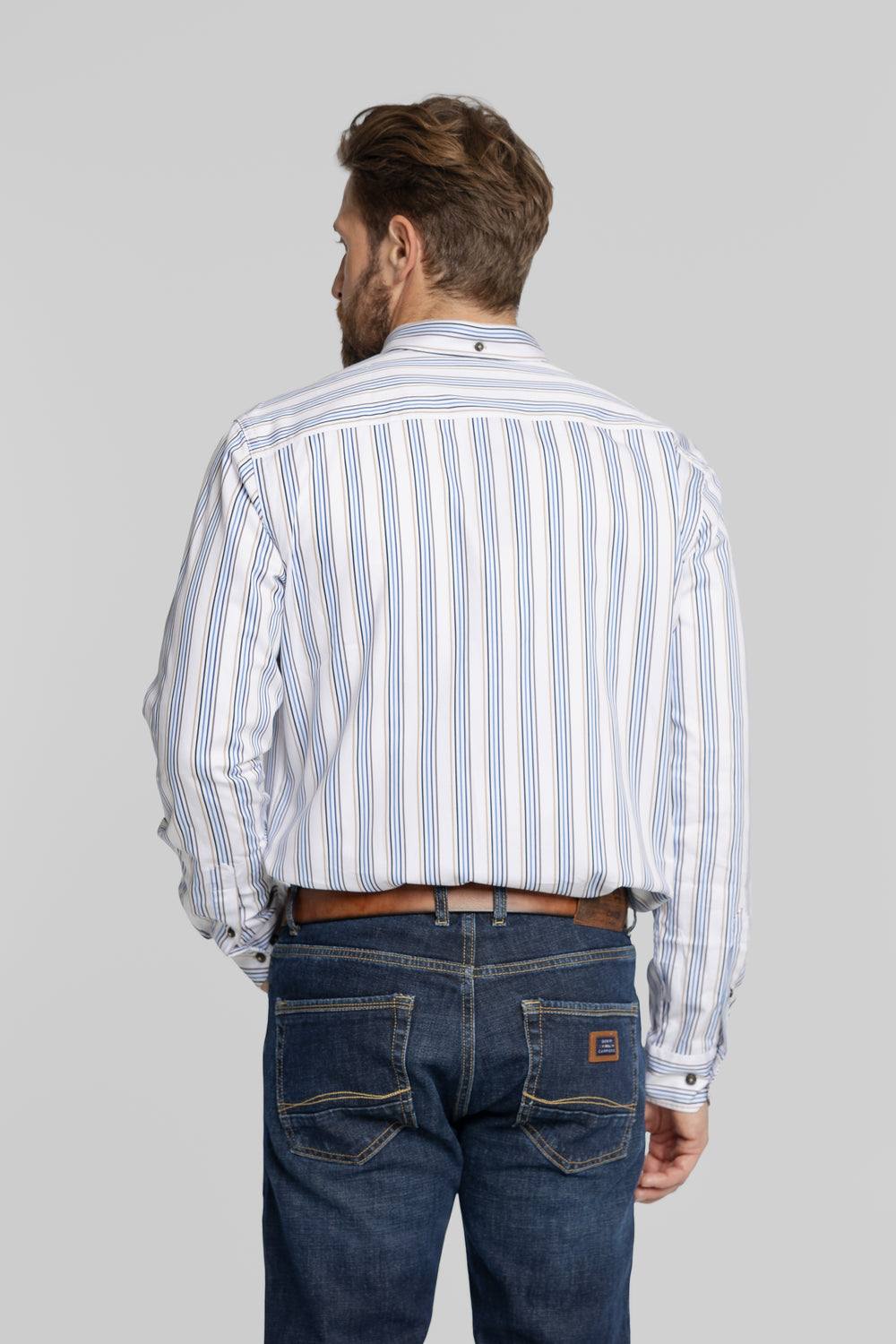 Męska koszula w paski Regular Fit