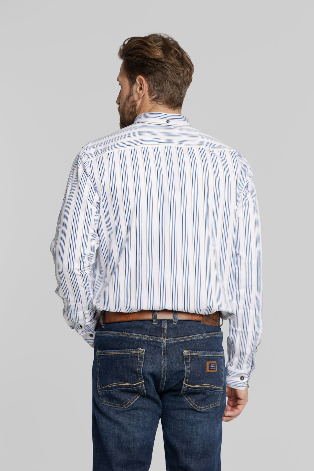 Męska koszula w paski Regular Fit