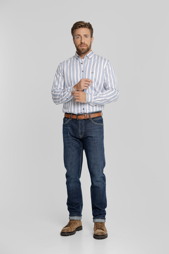Męska koszula w paski Regular Fit