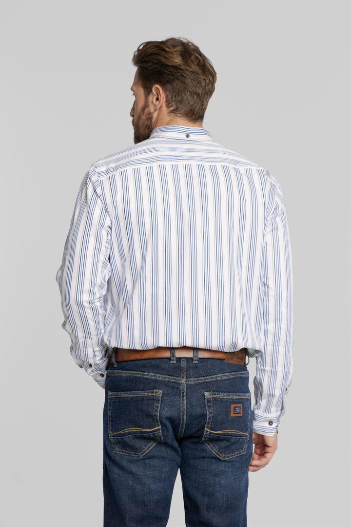 Męska koszula w pionowe paski Modern Fit