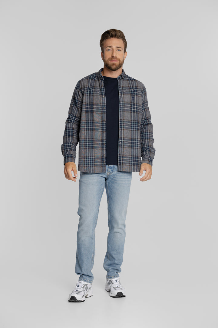 Męska koszula w kratę Modern Fit