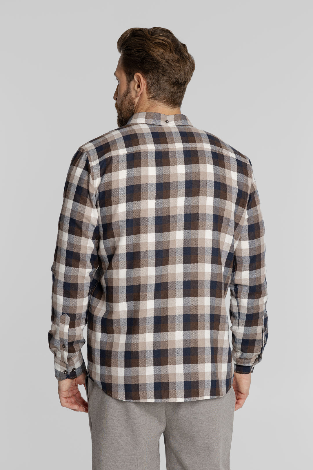 Męska koszula w kratę Modern Fit
