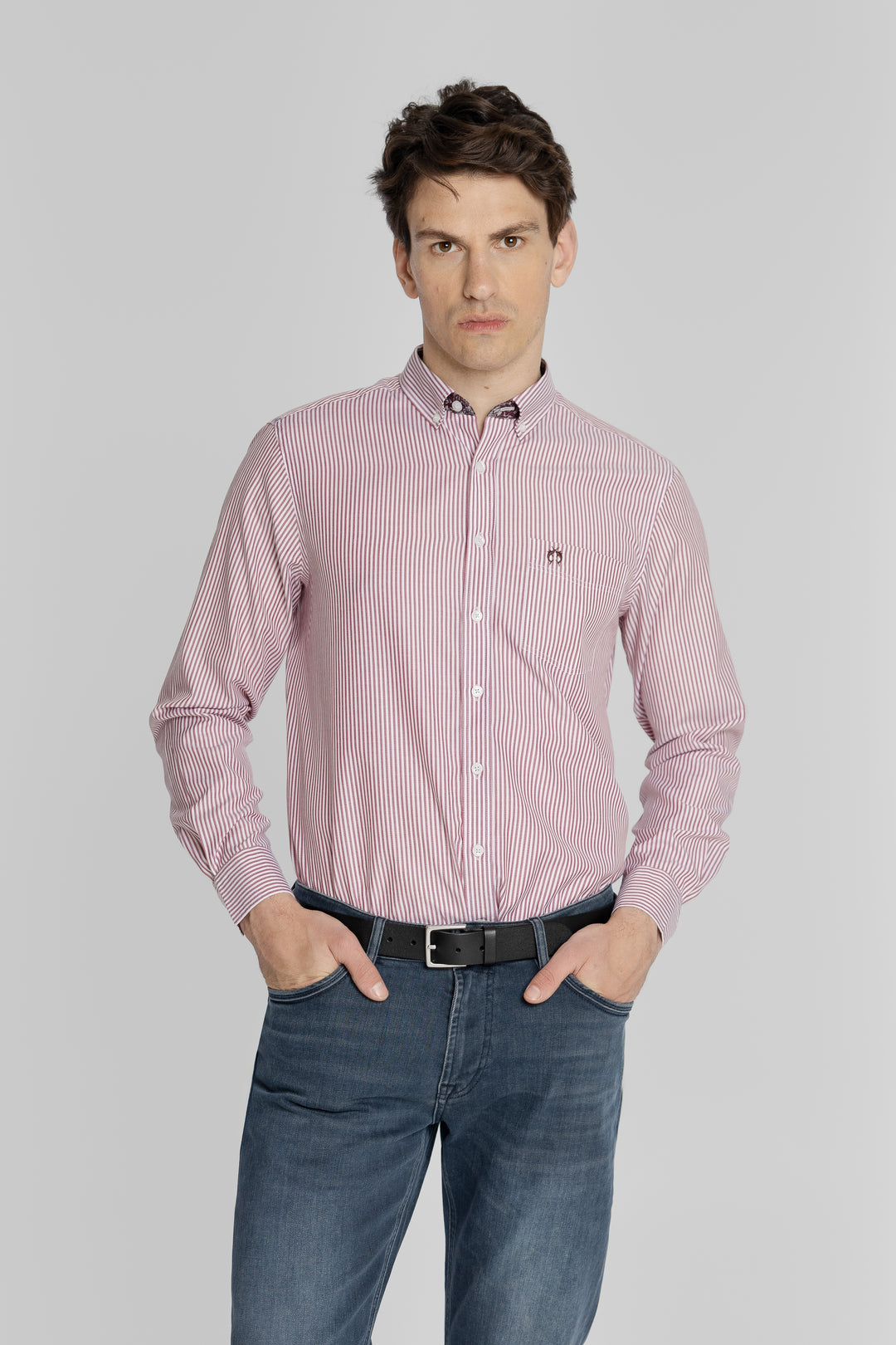 Męska koszula w paski Regular Fit