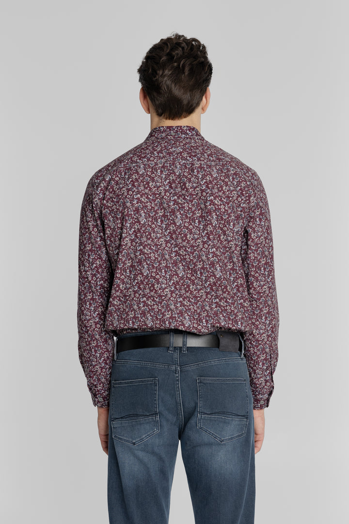 Męska koszula we wzór paisley Regular Fit
