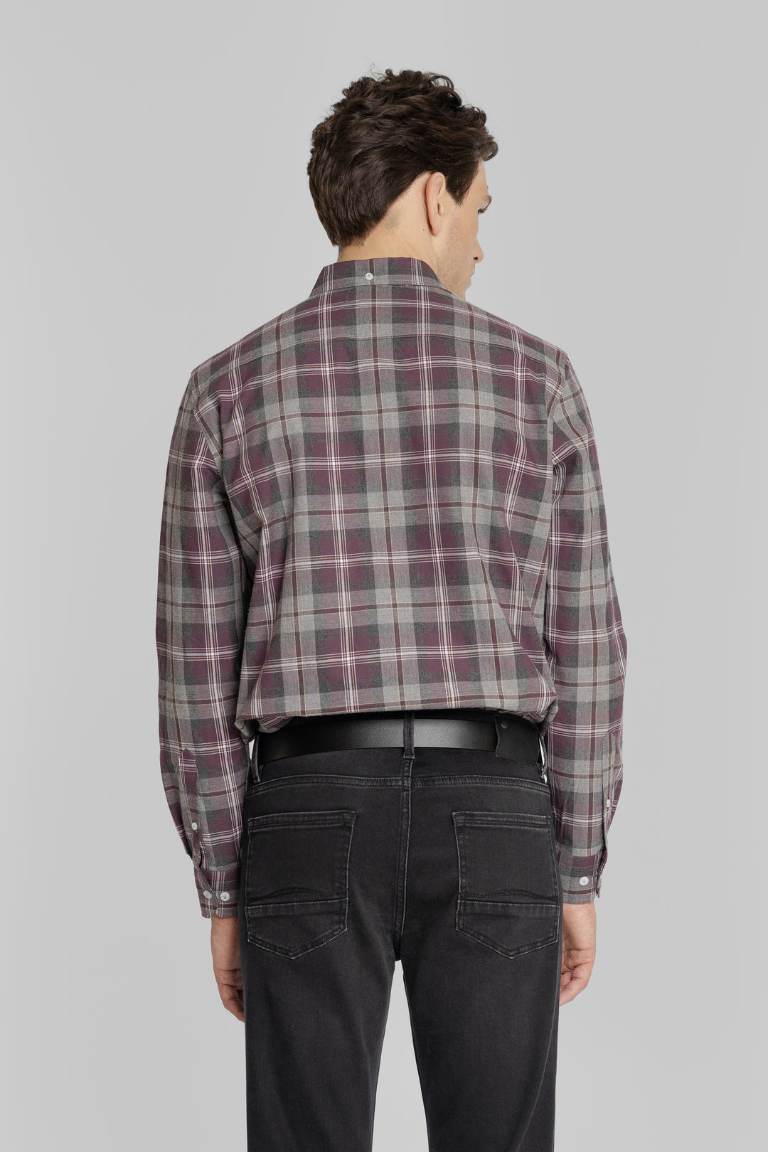 Męska koszula flanelowa w kratę Regular Fit