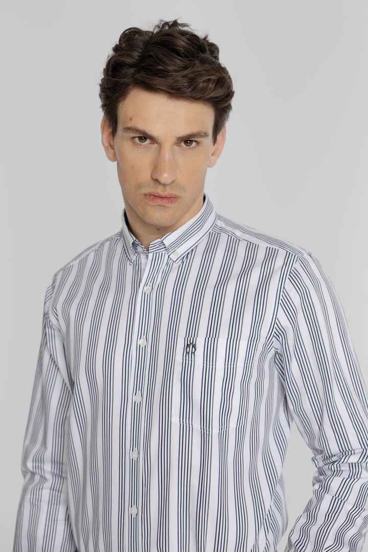 Męska koszula w paski Regular Fit