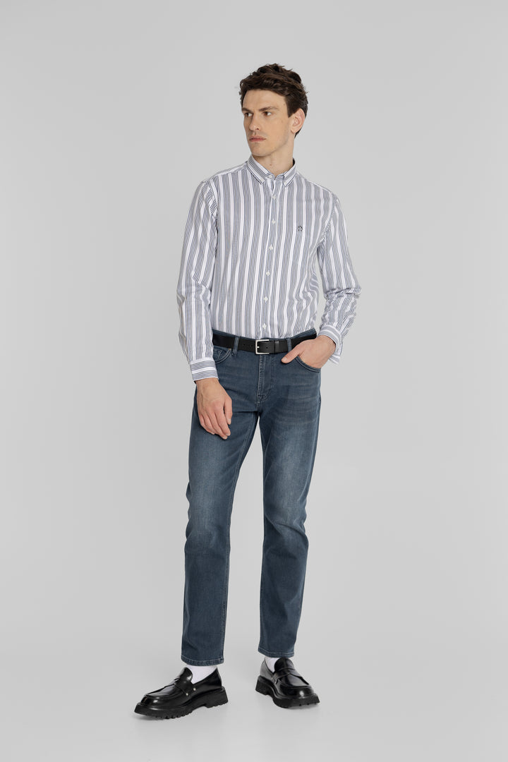 Męska koszula w paski Regular Fit