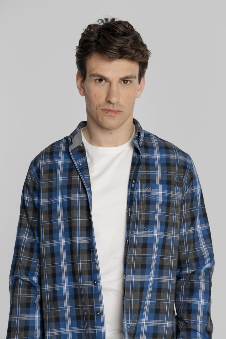Męska koszula w kratę Regular Fit