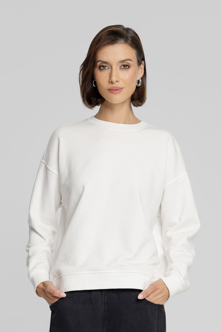 Kremowa bluza damska Campione