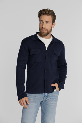 Męska dzianinowa koszula overshirt Regular Fit