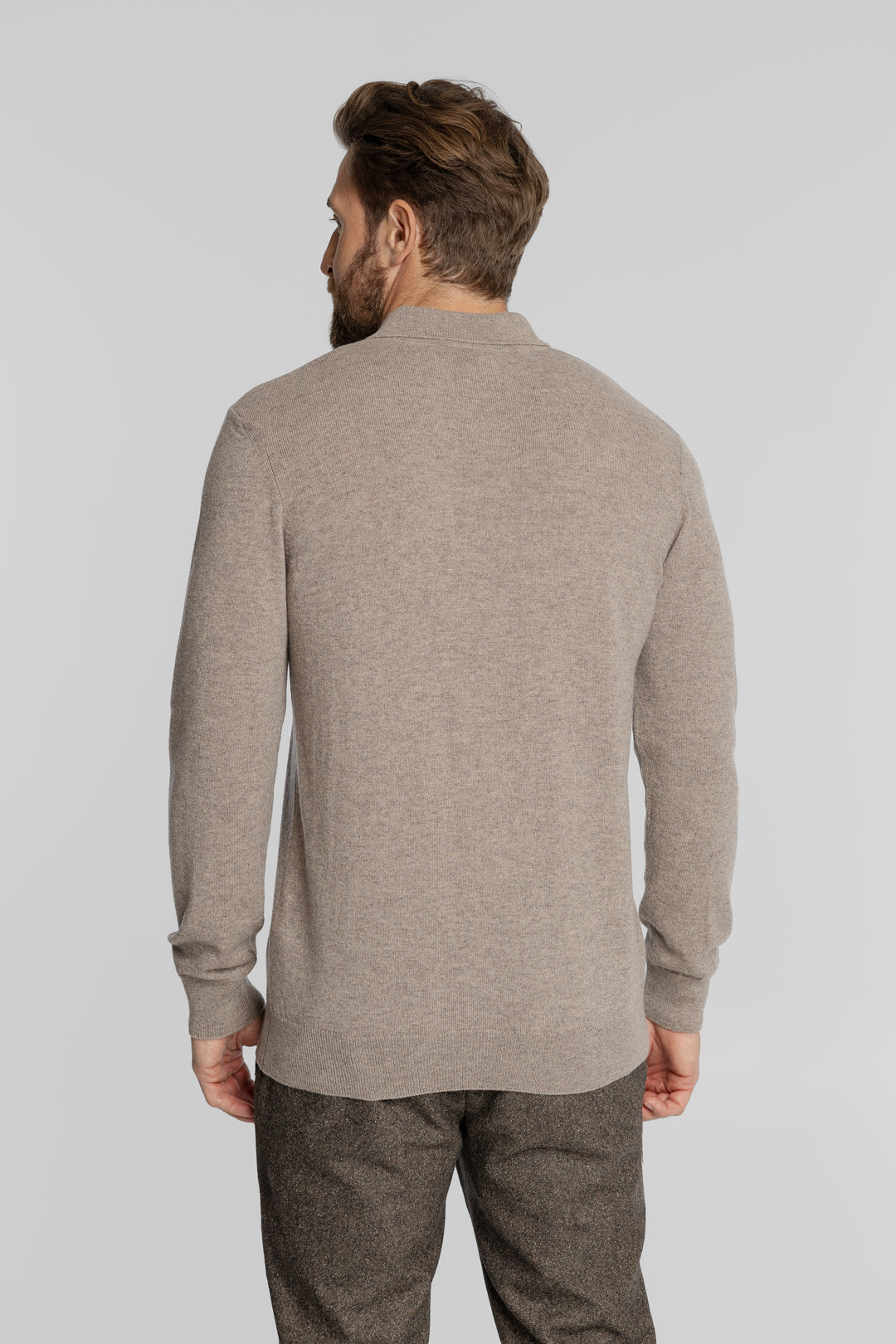 Męski sweter polo Regular Fit