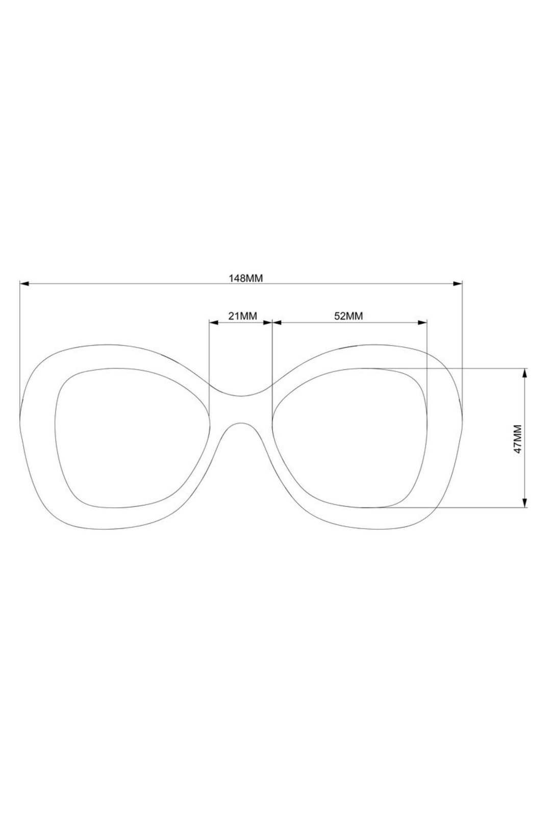 Okulary przeciwsłoneczne oversize w czarnej oprawce